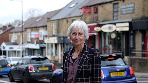 Cllr Barbara Masters in Banner Cross